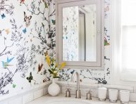 imagen Cómo decorar el baño con papel pintado