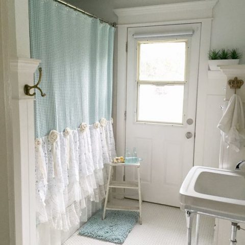 18 ideas adorables para un baño shabby chic