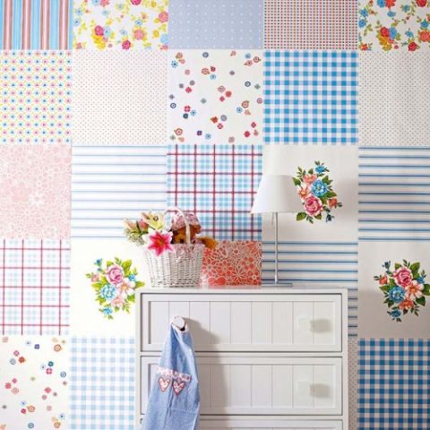 Decora tus paredes con patchwork