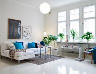 imagen Cálidas y acogedoras salas de estar de estilo nórdico