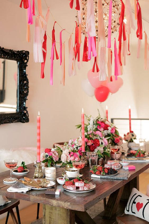 Ideas decorativas para celebrar San Valentín en casa