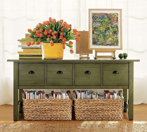 20 ideas para usar cestas en tu decoración