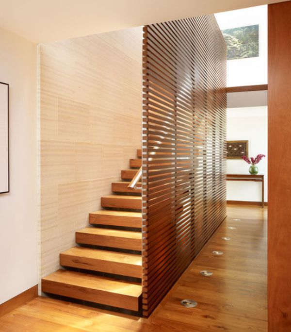 10 sencillas y elegantes escaleras de madera