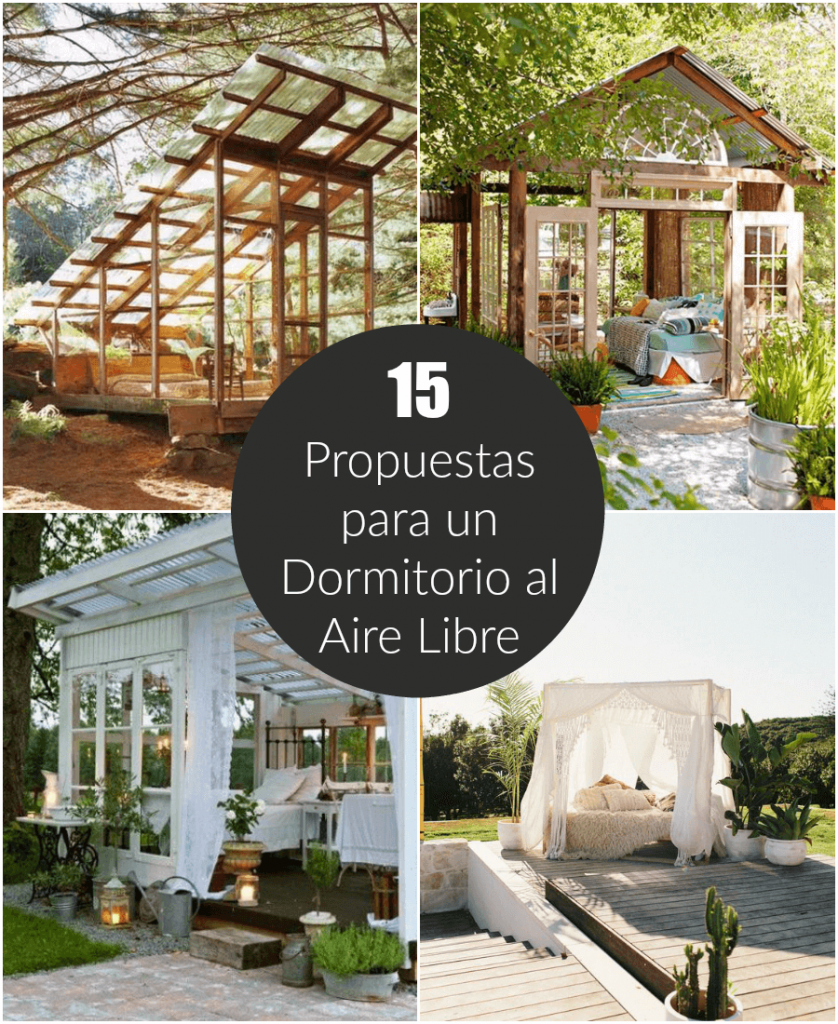 15 propuestas para un dormitorio al aire libre