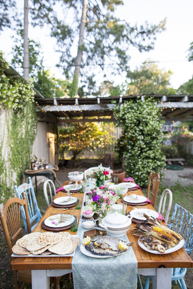 Mesa al aire libre