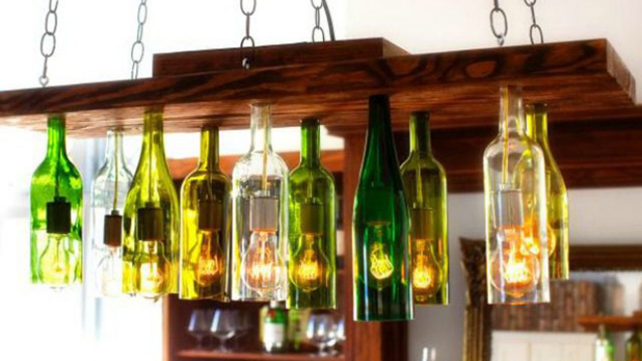 apertura Disgusto Entender Proyectos decorativos con botellas de vino