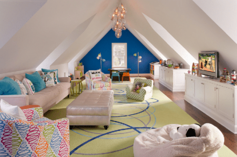 16 salas de estar con paredes de acento