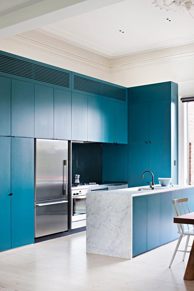 Colores increíbles para tus armarios de cocina