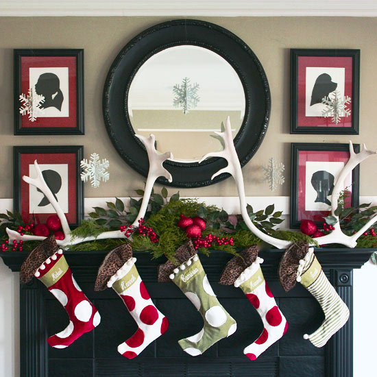 19 ideas para decorar tu chimenea por Navidad