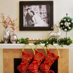 19 ideas para decorar tu chimenea por Navidad