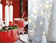 imagen Ideas para decorar con velas en Navidad