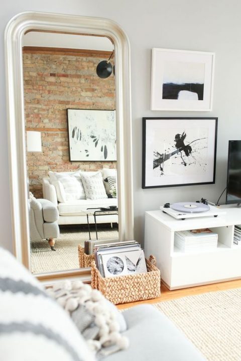 Decora tu hogar con espejos hasta el piso