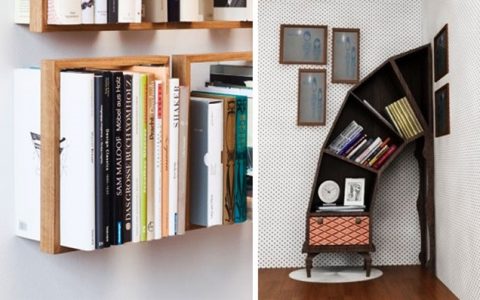 Ideas de estanterías contemporáneas, originales o curiosas