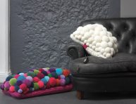 imagen ¿Cómo decorar el hogar con pompones de lana?