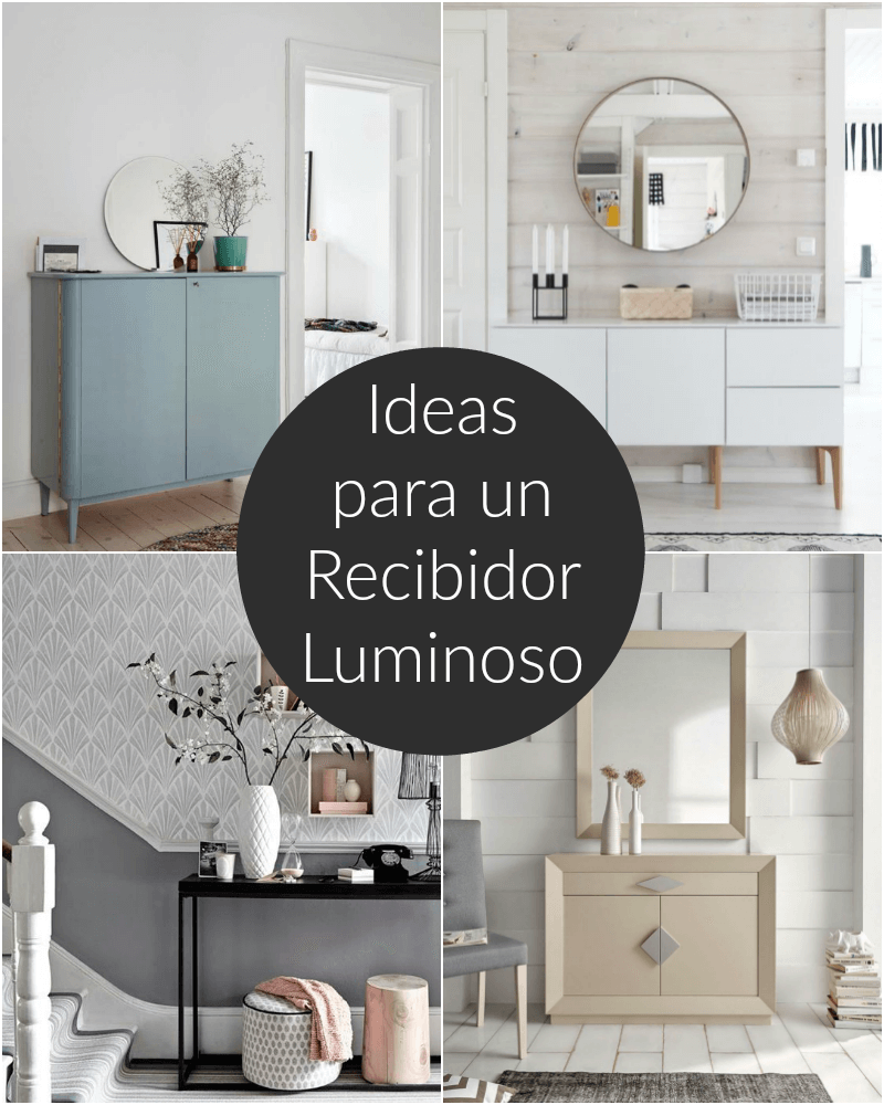 Impresiona a tus visitas con un recibidor luminoso  Mueble recibidor  moderno, Muebles de entrada, Decoración de unas