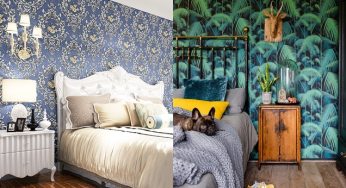 +15 modelos de papel mural para la habitación matrimonial