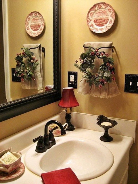 Mago Asesinar Amanecer Descubre estas ideas navideñas para la decoración del baño