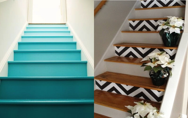  ideas de escaleras pintadas que te encantarán