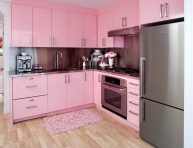 imagen 10 ideas de cocinas de color rosa que rebosan estilo