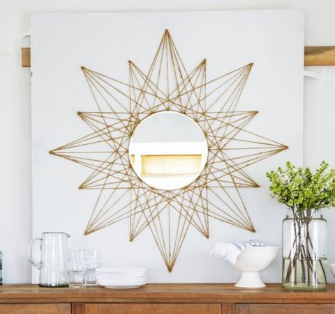 DIY: espejo estrellado para renovar cualquier habitación de tu hogar