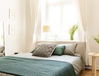 imagen Ideas elegantes de dormitorio pequeño