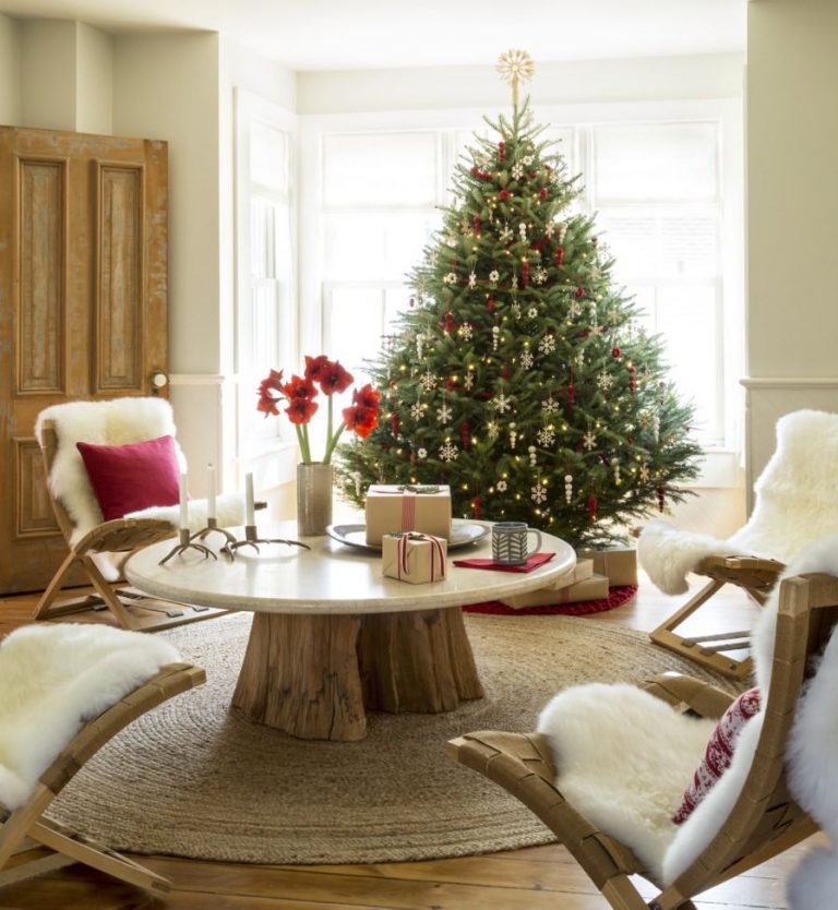 Diferentes formas de decorar la sala de estar para Navidad