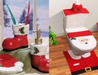 imagen Cómo decorar el baño para Navidad