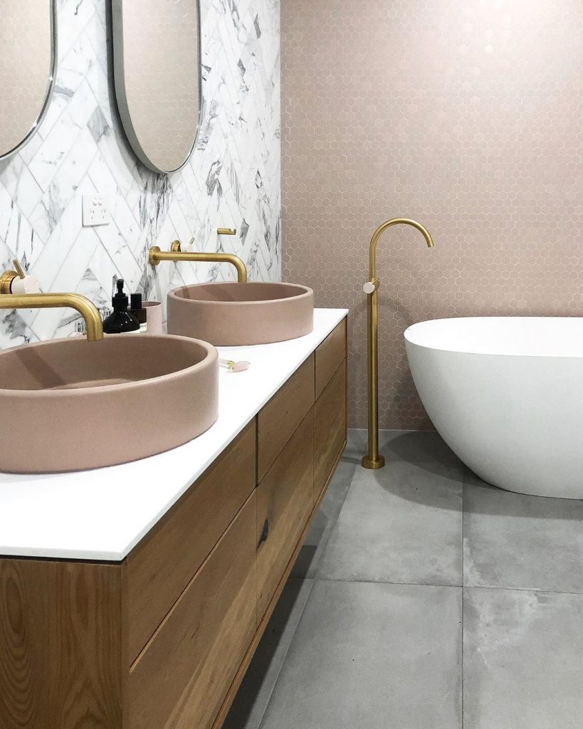 7 ideas de baño rosa que te encantarán ¡Toma nota!