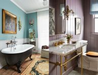 imagen Ideas de colores de pintura de baño que te inspirarán