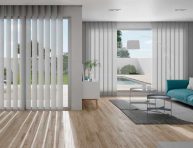 imagen Cómo lograr un estilo minimalista con cortinas verticales