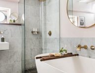imagen Sugerencias de decoración de baños pequeños y elegantes