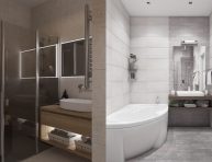 imagen Tendencias de diseño de baños pequeños 2023