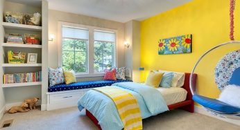 Ideas de habitaciones infantiles en color amarillo